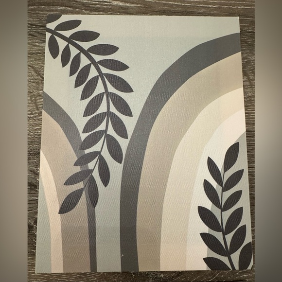Set of 6 Abstract Canvas Wall Art in Neutral Tones - Picture 3 of 7